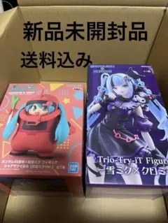 雪ミク×クロミ シャアザクぐるみ フィギュア