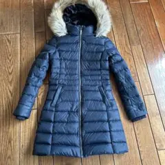 TOMMY HILFIGER フード付きダウンジャケット XS ネイビー