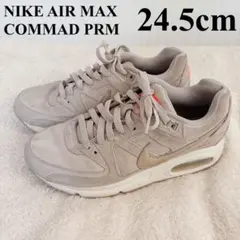 NIKE エアマックス コマンド PRM 24.5cm ベージュ スエード
