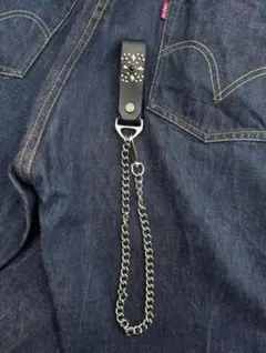 バ*ン様 HTC別注 Crossbone Wallet chain ウォレットチのサムネイル