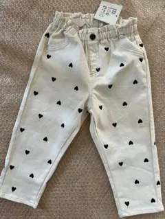 新品　しまむら micorrid ミコリッド　 ハート パンツ デニム