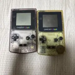 GAME BOY COLOR クリアパープル・イエローセット