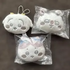 ちいかわ ミラー マスコット 3種セット うさぎ ハチワレ モモンガ