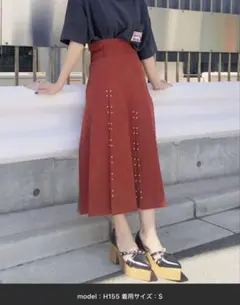 【新品】Ameri CHASM SCREEN SKIRTのサムネイル