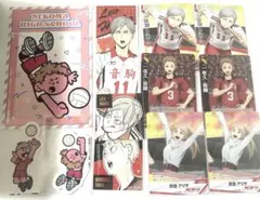 ハイキュー 音駒 夜久衛輔 灰羽リエーフ ジャンフェスステッカー他