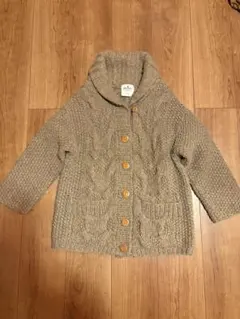 LEE×niko and ニコアンド　ケーブル編みカーディガン