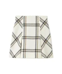 Sustainableロービングチェックミニスカート