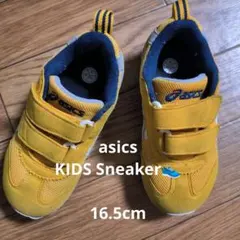 asics アシックス KIDS スニーカー 16.5cm イエロー