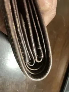 Polo Ralph Lauren 茶色 レザー 折りたたみ財布 使用感あり