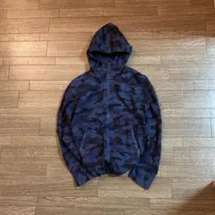 00s archive ダブルジップジャケット y2k 短丈 迷彩 グランジ