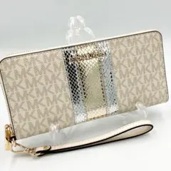 【Sky様専用】【新品未使用】マイケルコース ☘ 長財布 ☘ MKシグネチャー