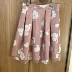 MISCH MASCH フラワープリント フレアスカート 36