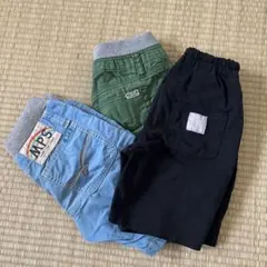 110 半ズボン 3点セット