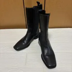 【美品】NEOUS ネオアス サイドゴアブーツ レザー サイズ37のサムネイル