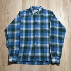 タウンクラフト　ビンテージ　チェックシャツ　ボタンダウン　美品　サイズSのサムネイル