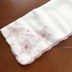 JILLSTUART ジルスチュアート　薄手ハンカチ【新品】ガーゼ　刺繍ハンカチ