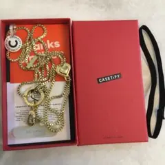 CASETiFY スマホショルダーとストラップカード　ハート　チェーンのサムネイル