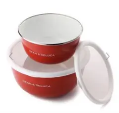 DEAN & DELUCA ホーローボウル 2個　2022 ホリデー　ホーロー
