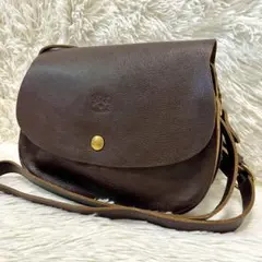 美品 イルビゾンテ ショルダーバッグ ダークブラウンのサムネイル