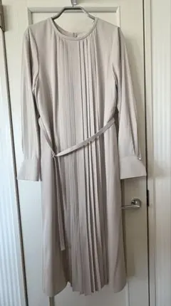 Paul Stuartワンピース 長袖 シャンパンベージュ サイズS〜M - メルカリ