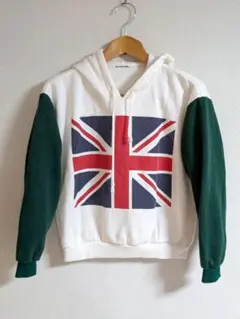 ユニオンジャック フーディー パーカー UK パンク ロック レディース M