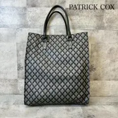 PATRICK COX ハンドバッグ　総柄　黒　ビジネスバッグ　 RG273のサムネイル
