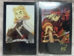 鬼滅の刃 ダイニング 第1期 お楽しみくじ チェキ風カード 煉獄杏寿郎