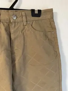 マルイ購入☆新品☆SCOOPMAN☆特殊加工☆アーガイル柄ストレートパンツ☆廃盤