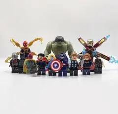 高品質★レゴ 互換 アベンジャーズ オールスター 12体 マーベル ミニフィグ