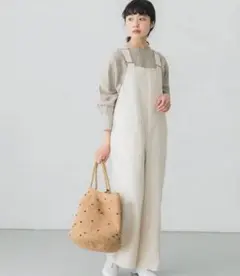 かぐれ ホワイト サロペット オーバーオール - メルカリ