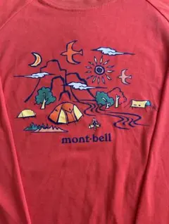 mont-bell キッズ Tシャツ 130 オレンジ