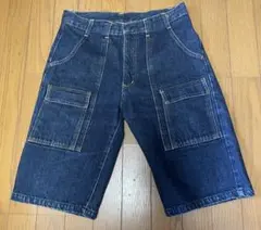 カッコイイ！★美品★「JOHNBULL」デニムショーツ 濃紺 ジーンズ ブッシュのサムネイル
