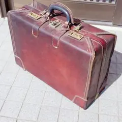トランク ビンテージ 革 レザー　トランクケース レトロ スーツケース