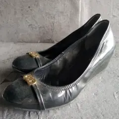 【COLE HAAN】 コールハーン (6B) ブラック 厚底 パンプス