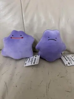 【新品】　ポケットモンスター　いろんなおかおぬいぐるみ　メタモン　2種セット