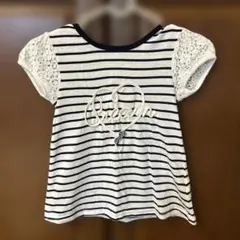 130 Tシャツ　半袖　ボーダー　春服　夏服