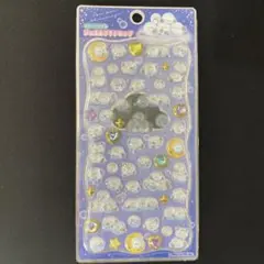 ストーンつき ジュエルプチドロップ シール シマエナガ