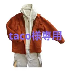 ZARA ザラ　ボアフリース　ジャケット　ブルゾン　美品　オレンジ　M