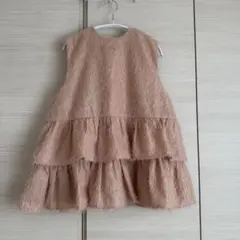 fiolily キラキラ スパークリングペプラムスリーブレス トップス 山本