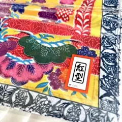 【新品⭐︎未使用】沖縄　紅型ハンカチ　綿100%