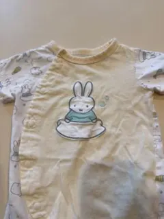 ミッフィー 半袖ロンパース 50〜60