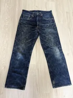 EIGHT-G エイトジー 605 セルビッチデニムパンツ 未裾直 日本製48 