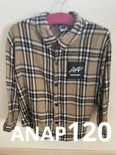 【ANAP kids】チェックシャツ　120