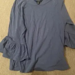 Polo Ralph Lauren ブルーフリル袖 Tシャツ　秋春