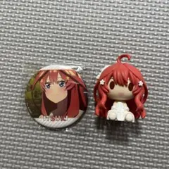 五等分の花嫁 中野五月 缶バッジ＆フィギュア 2点セット