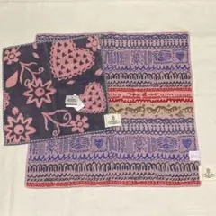 ヴィヴィアンウエストウッド　ガーゼ　タオルハンカチ　ピンク　グレー　ORB