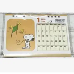 スヌーピー 2026年 卓上カレンダー SNOOPYコンパクト/組み立型令和8年