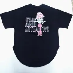 新品タグ付き　黒　バックベティ　ベティちゃん ラウンドヘム　Tシャツ　M〜L