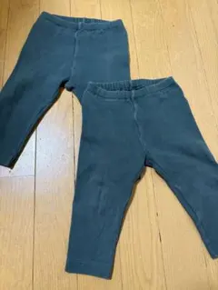 ユニクロ　リブレギンス　80cm 2点セット