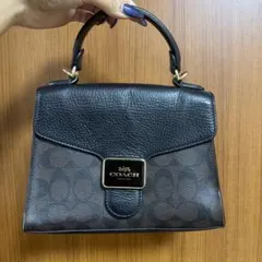 COACH ハンドバッグ シグネチャー レザー